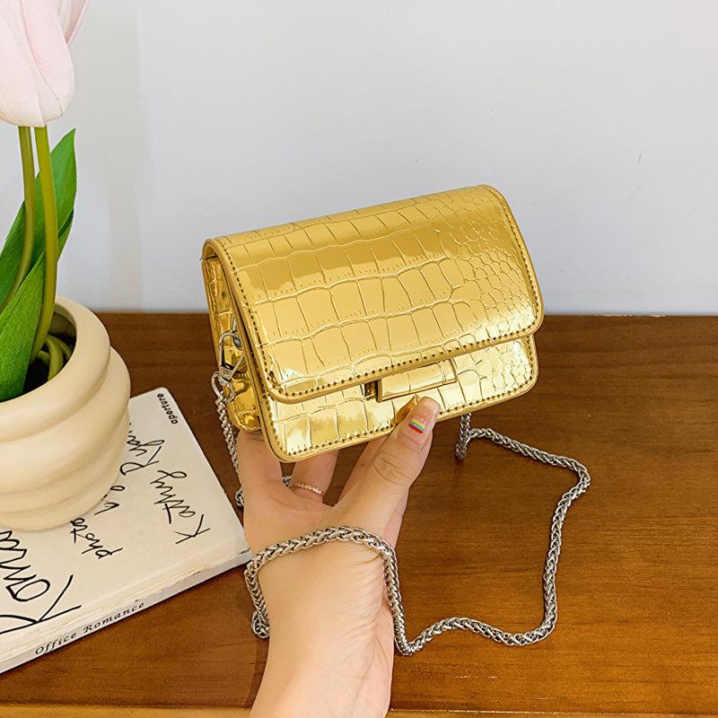 Wholesale Summer Silver Mini Crossbody Shoulder Small Square Bag