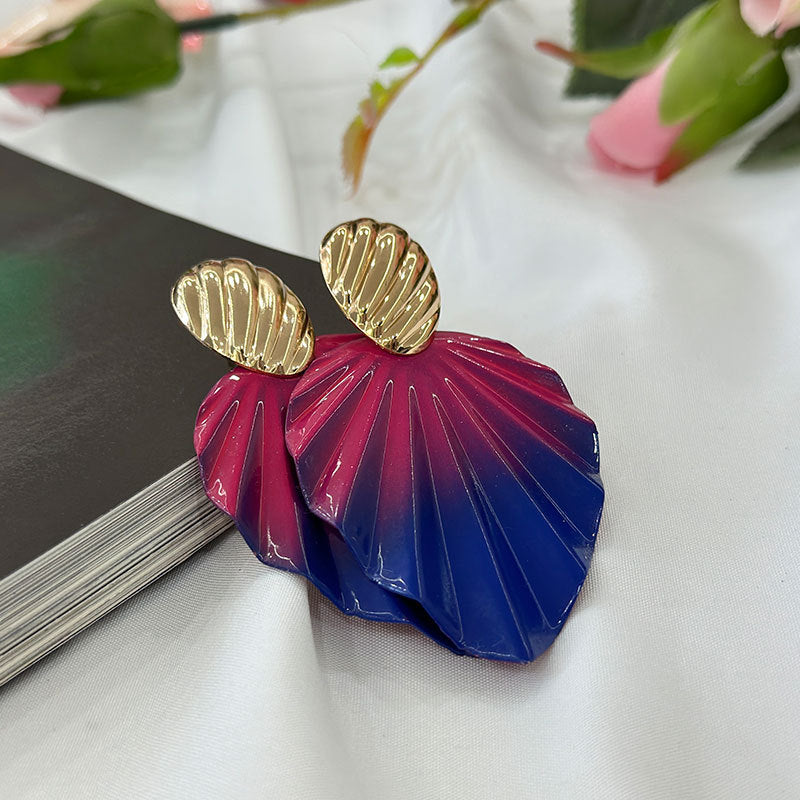 Pendientes de follaje de gradiente al por mayor