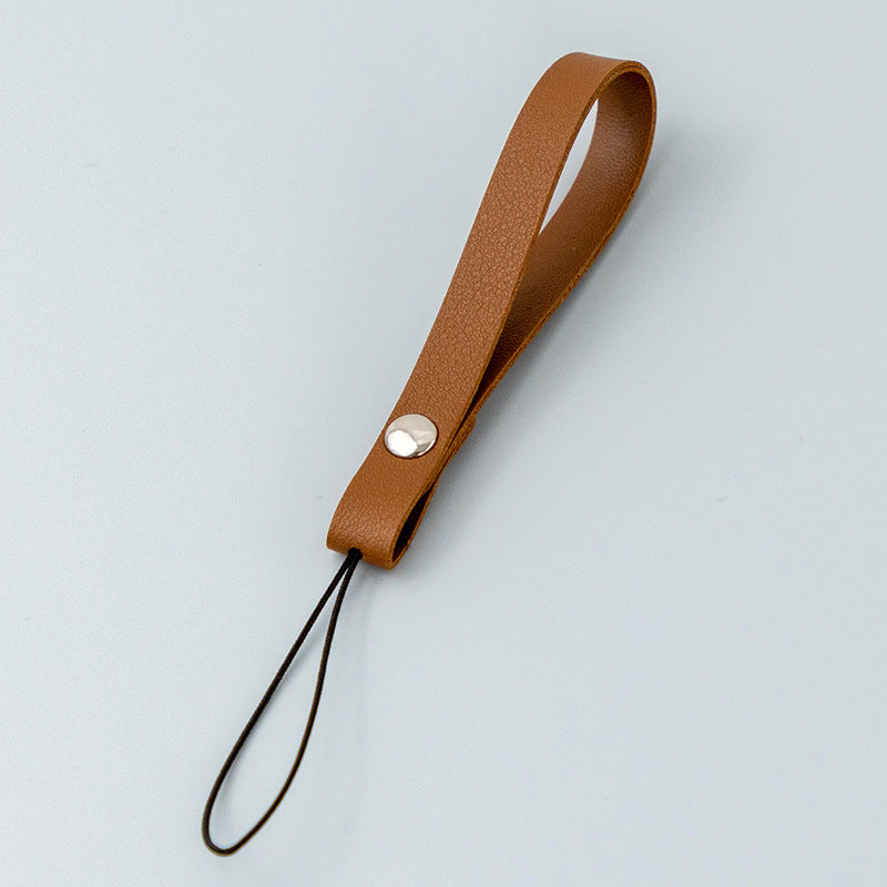 Wholesale Solid Leather PU Pendant Keychain