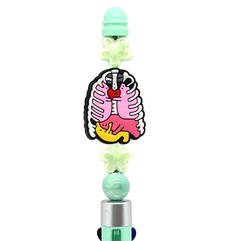 Wholesale Random 100pcs Medical Care Beaded Pen DIY Accessories Beads