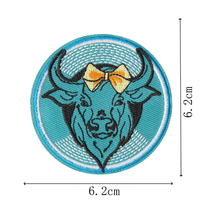 Wholesale Cartoon Cowboy Boot Embroidered Patches Iron On DIY Fashion Accessory For Clothing Gift Boutique Resale
