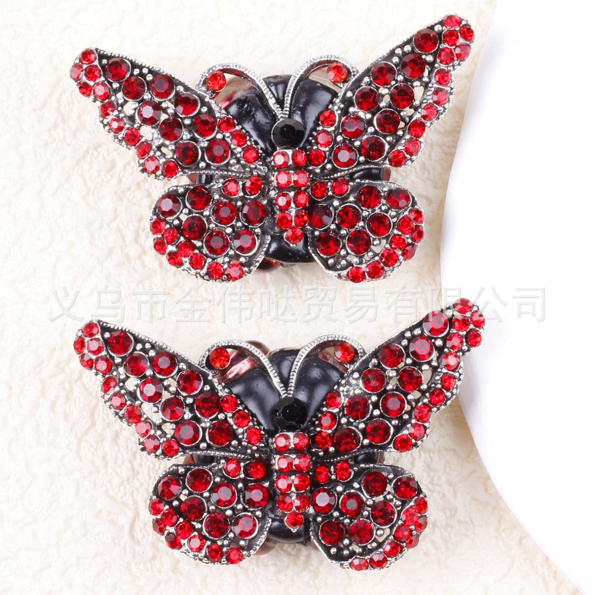 Wholesale 10pcs Butterfly Acrylic Rhinestone Diy Beads