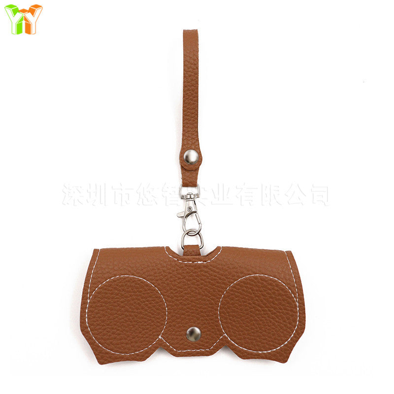 Wholesale Leather Retro Soft Bag Portable Glasses Storage Case