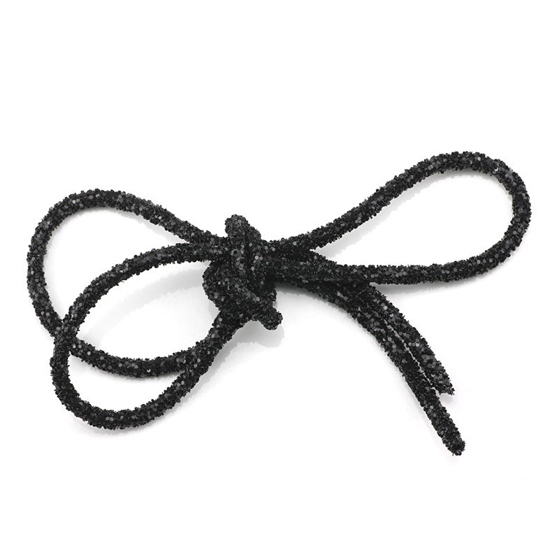 Wholesale  Diy seven-color sequin drill pipe glitter powder rope with rubber hose rainbow shoes and hats drill decorative rope jewelry