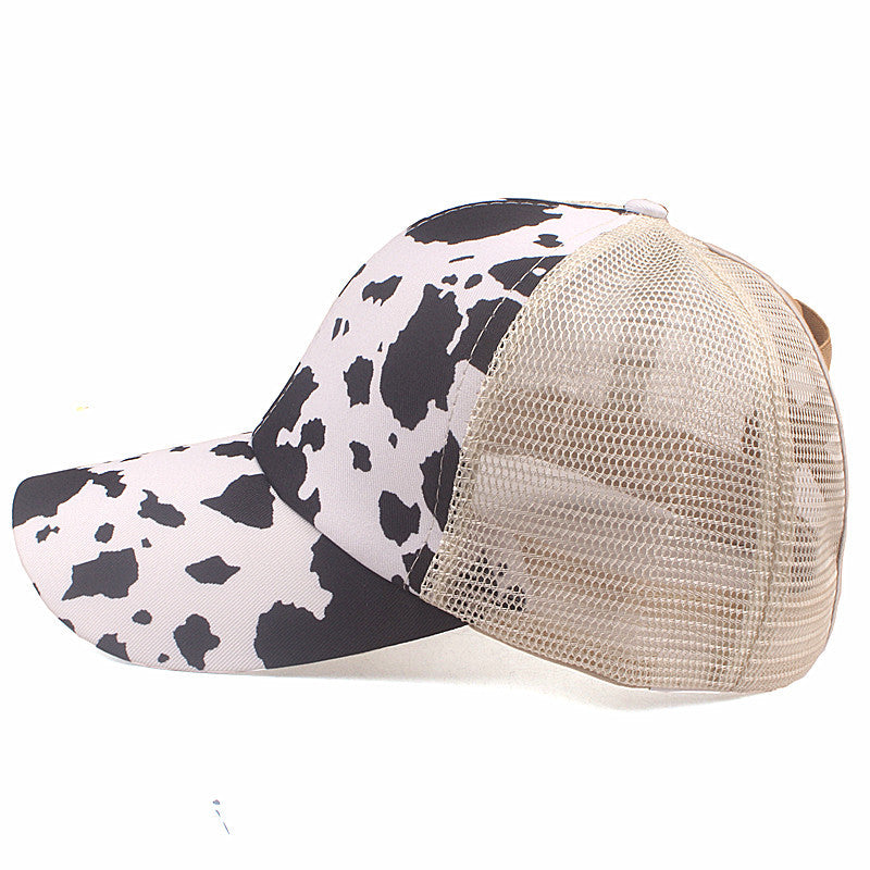 Wholesale Cotton Cross Horsetail Embroidery Patch Baseball Cap