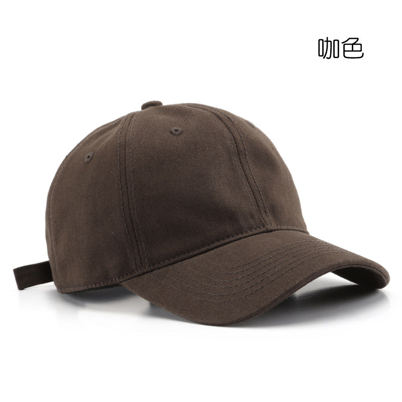 Wholesale Solid Color Light Plate Washed Retro Outdoor Sun Protection Baseball Cap