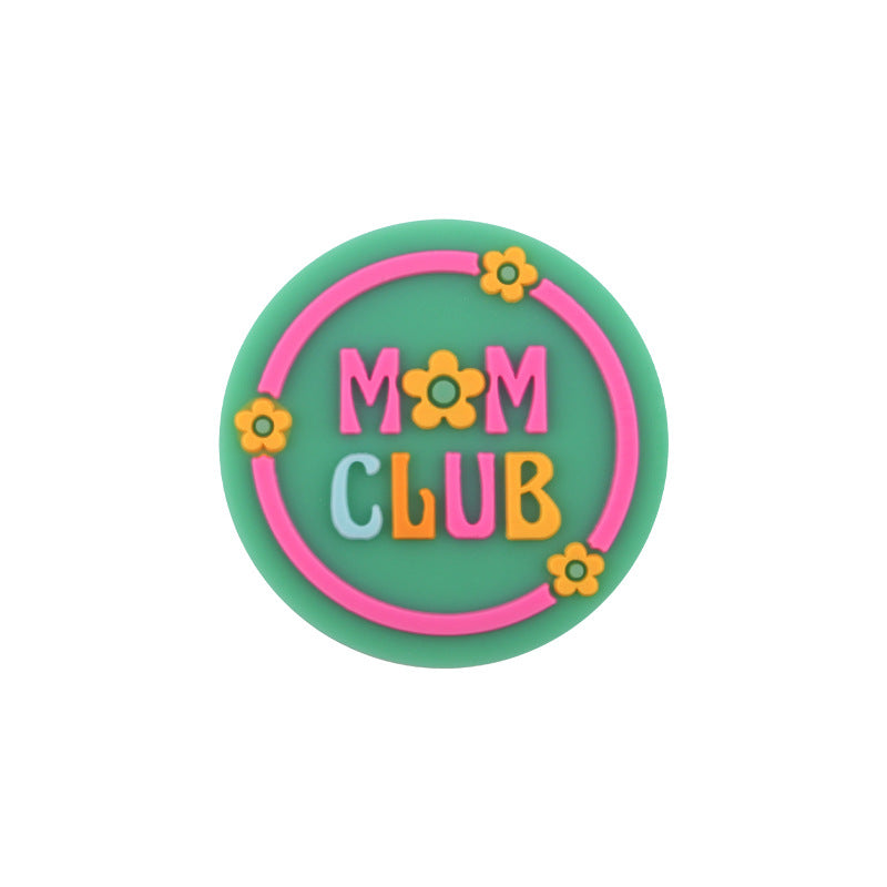 Wholesale Cartoon Round Silicone Teether Creative DIY Focal Beads