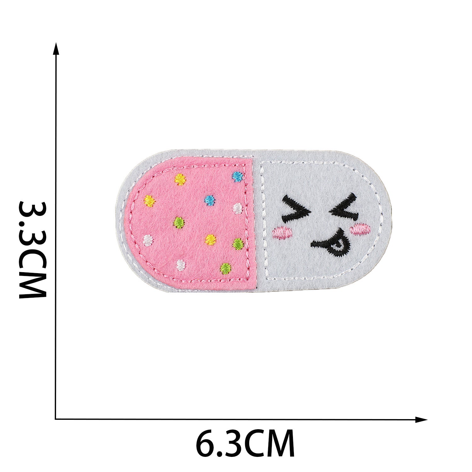Wholesale Trendy Embroidered Nurse Patch Love Design Iron On Clothing Decorative Patch For Resale