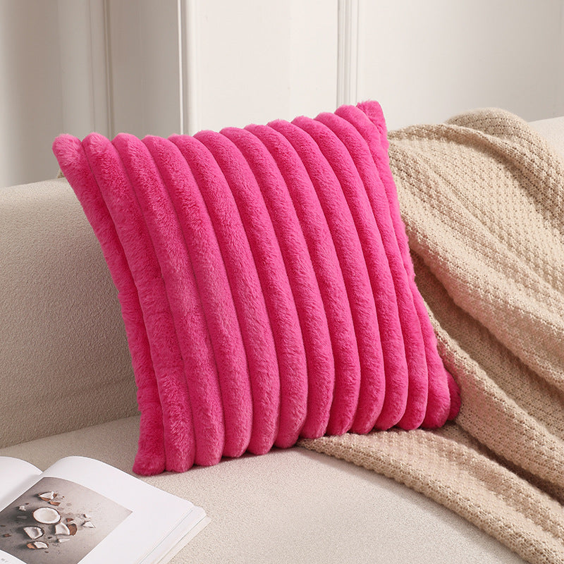 Wholesale  Christmas pillowcase solid color coreless plush pillowcase