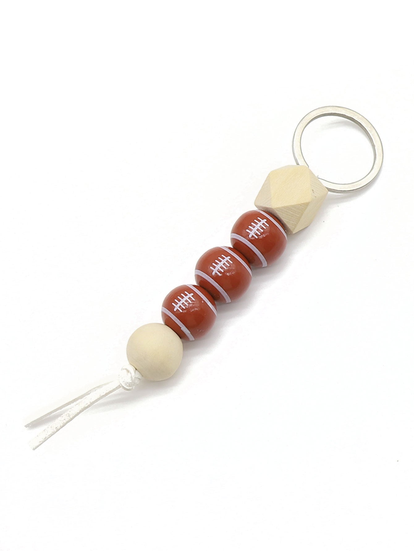 Wholesale Basketball Baseball Creative Wood Keychain