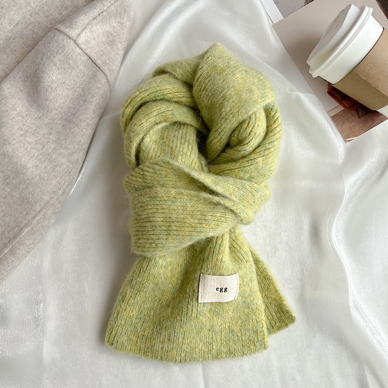 Wholesale Winter Soft Heather Knitted Mohair Scarf