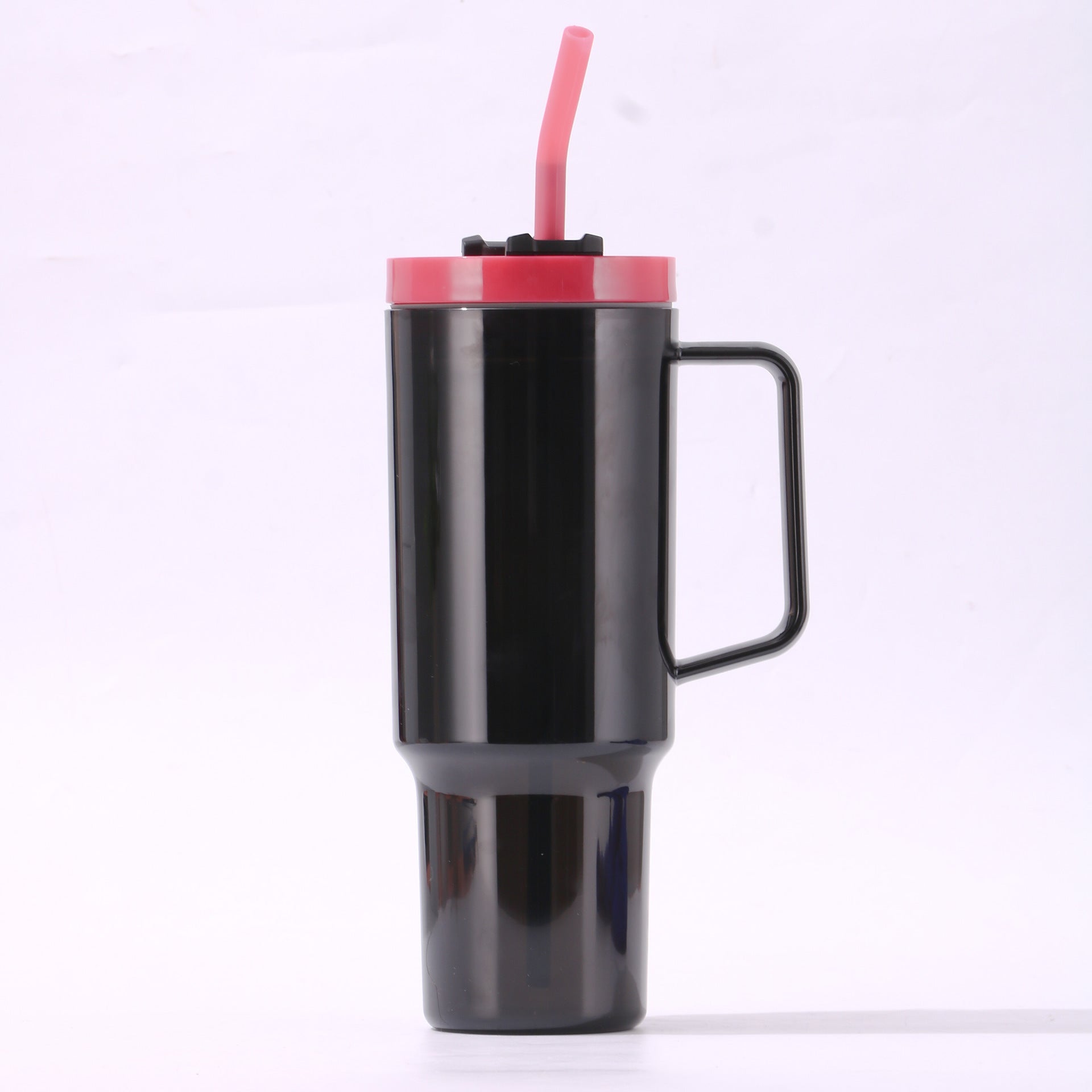 Wholesale 40oz/30oz Car Cup Plastic Handle with Straw Large Capacity Portable Ice Blaster Cup