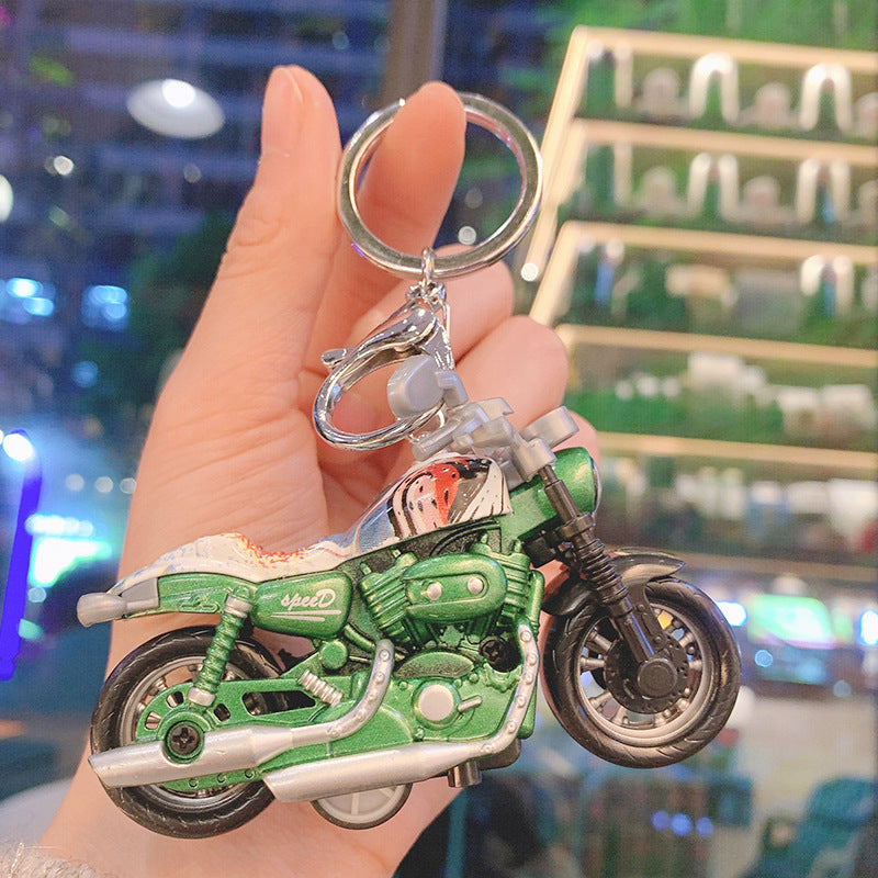 Wholesale Plastic Motorcycle Keychain