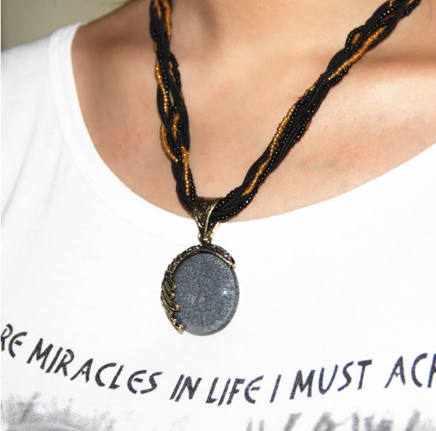 Wholesale Bohemian Retro Ethnic Style Alloy Necklace