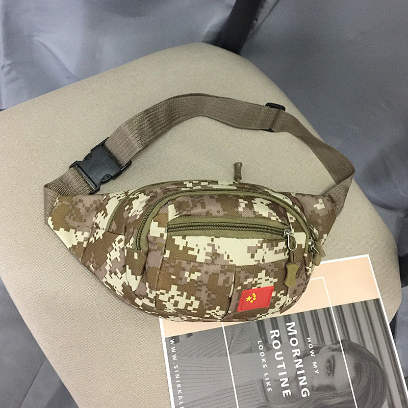 Wholesale Men's waist bag outdoor mountaineering cycling climbing mobile phone bag crossbody chest bag