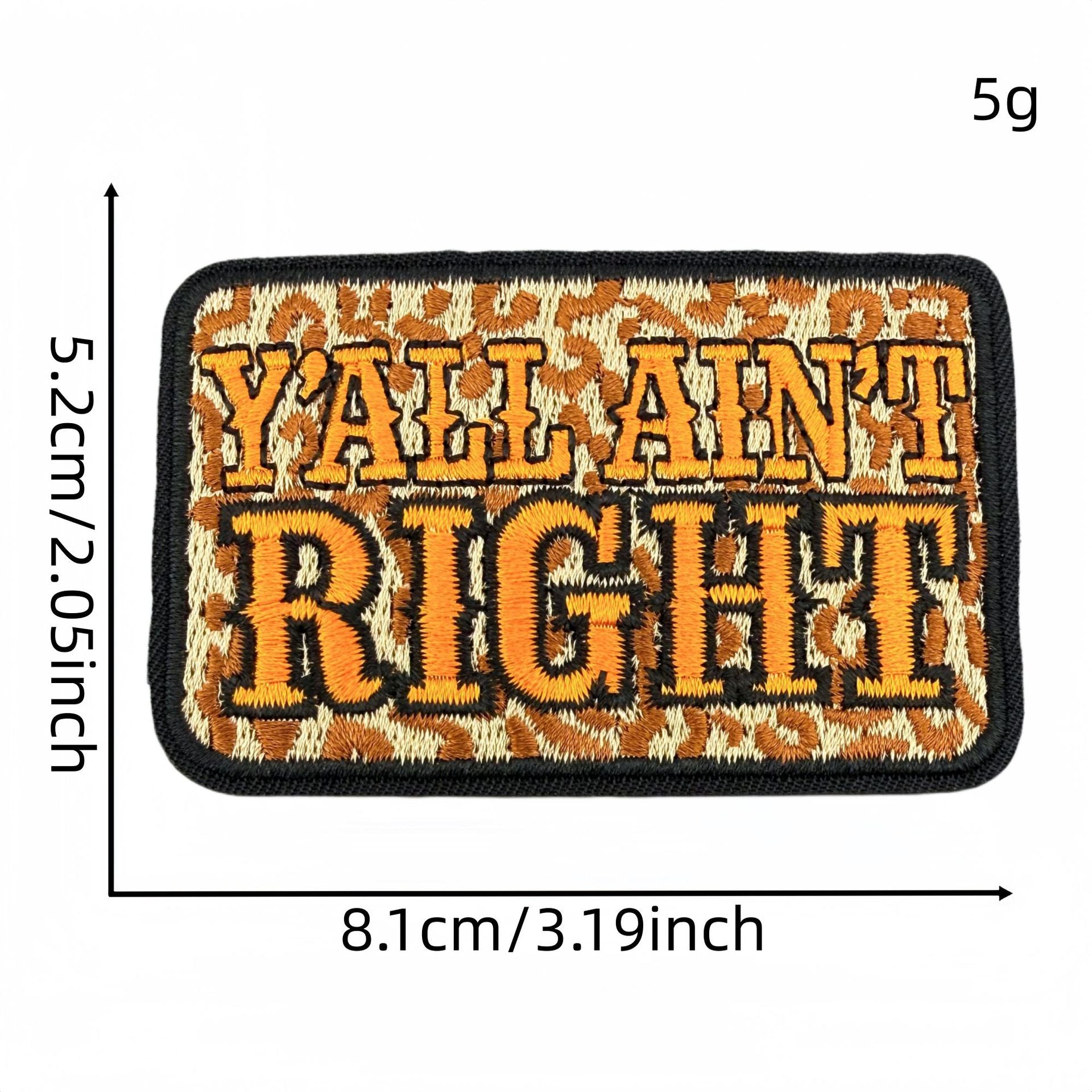 Wholesale Stylish 20 Piece Embroidered Letter Patches Leopard Print Iron On Badges For Clothing Bags DIY Craft Supply