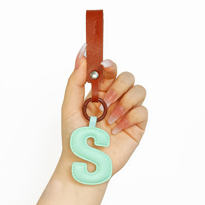 Wholesale Leather Keychains With English Letters