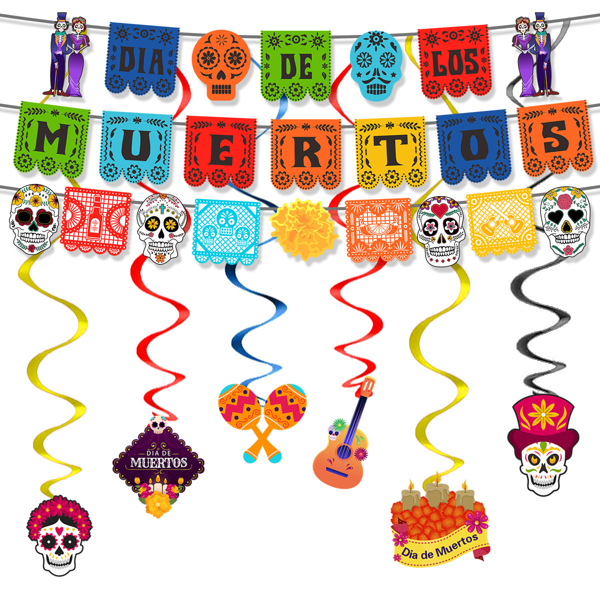 Wholesale Party Bunting Paper Decorations