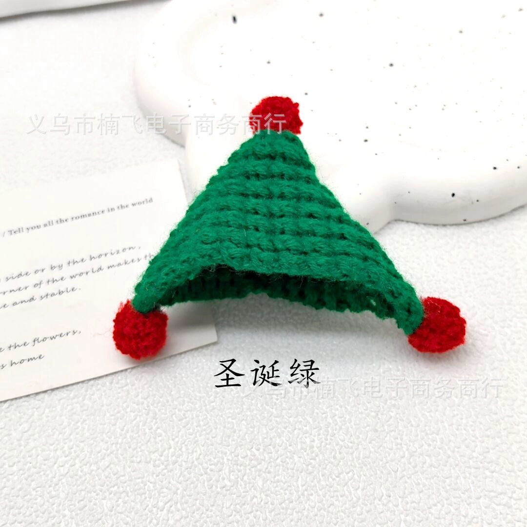 Wholesale Mini Handmade Knitted Cartoon Hat  Doll  Accessories