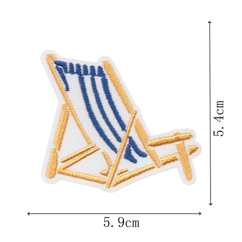 Wholesale Nautical Sailor Embroidered Iron On Patches 15 Piece Set Trendy Decorative Accessory For DIY Crafts Bags Towels Gift Resale