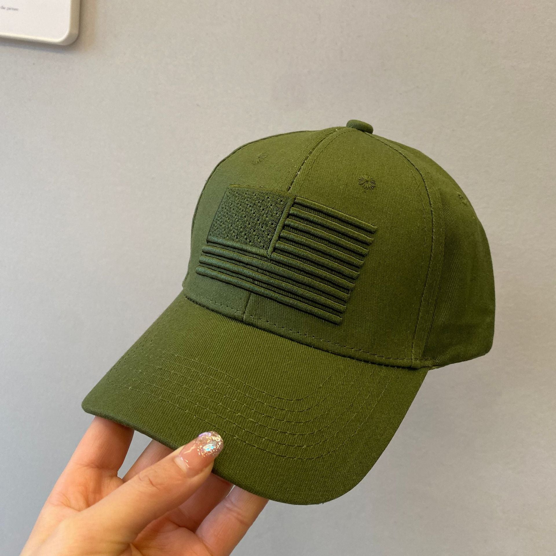 Wholesale Wholesale flag outdoor sports embroidery baseball cap