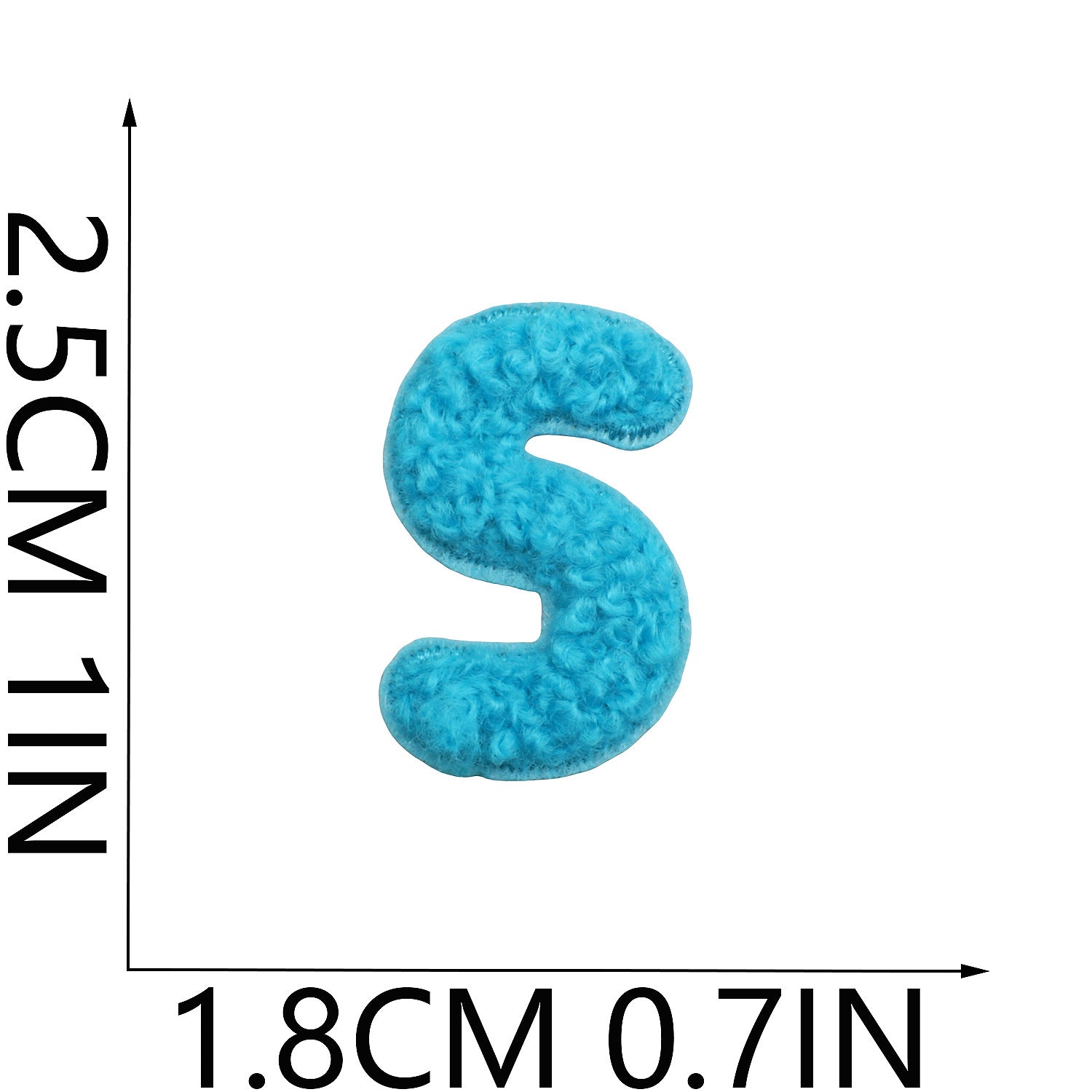 Wholesale Trendy Chenille Embroidered Alphabet Number Patches Iron On DIY Decorative Accessory For Clothing Bags Boutique Resale