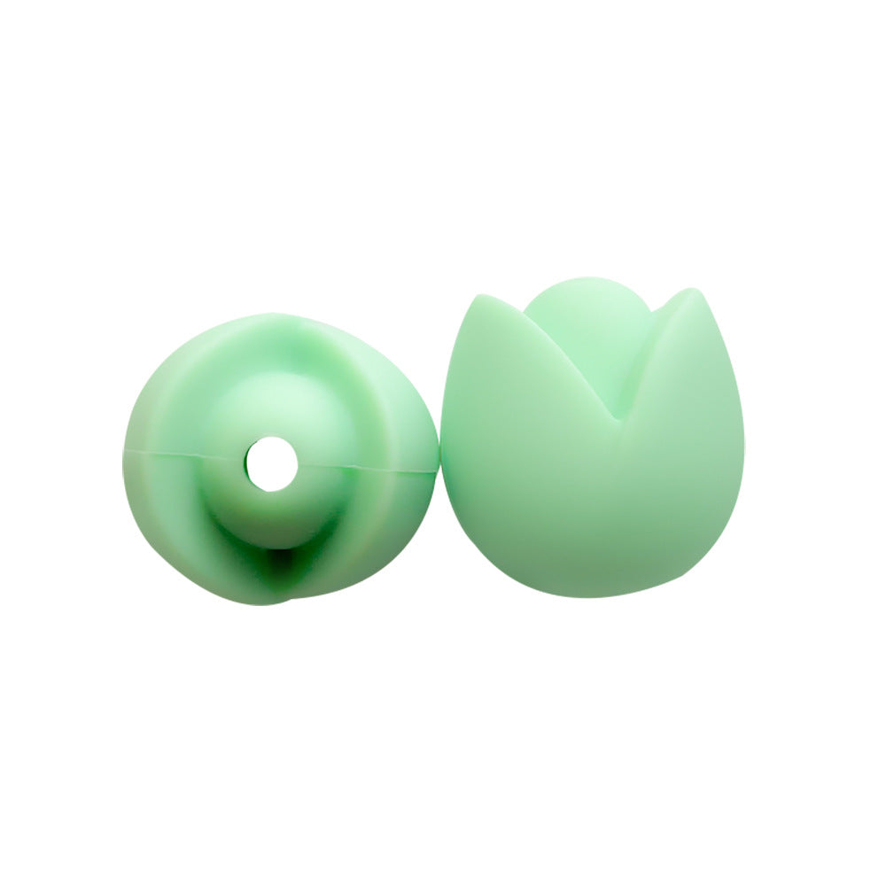 Wholesale 10pcs/pack Silicone Lotus Focal beads