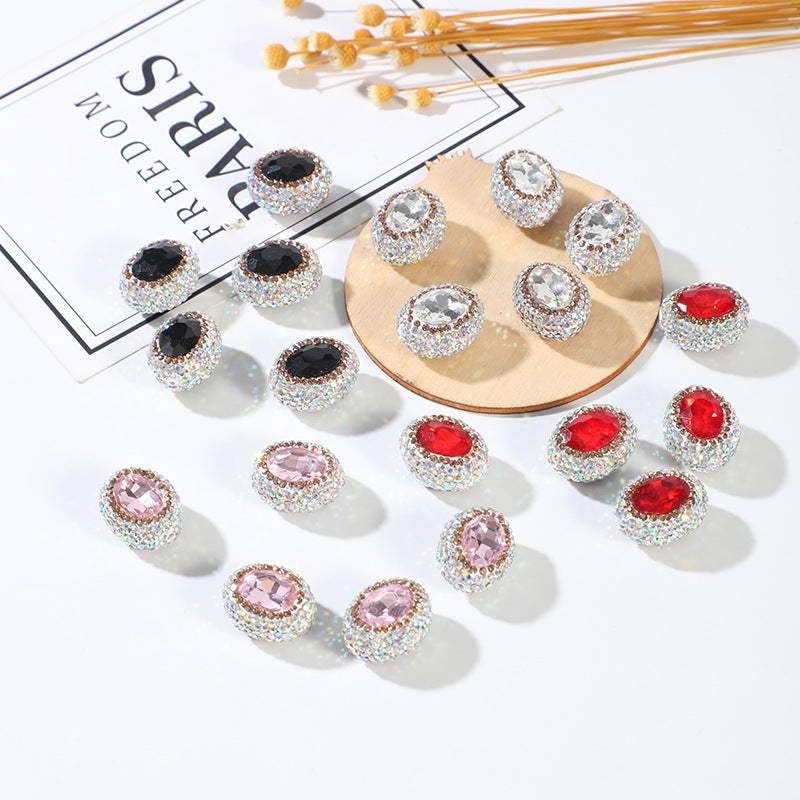 Wholesale Western Princess Diamond Ball Egg Shape Nepal Beads