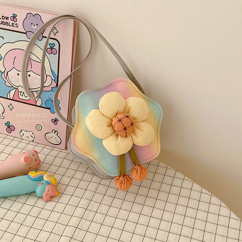 Al por mayor lindo bolso para niños de hombro de flores al por mayor