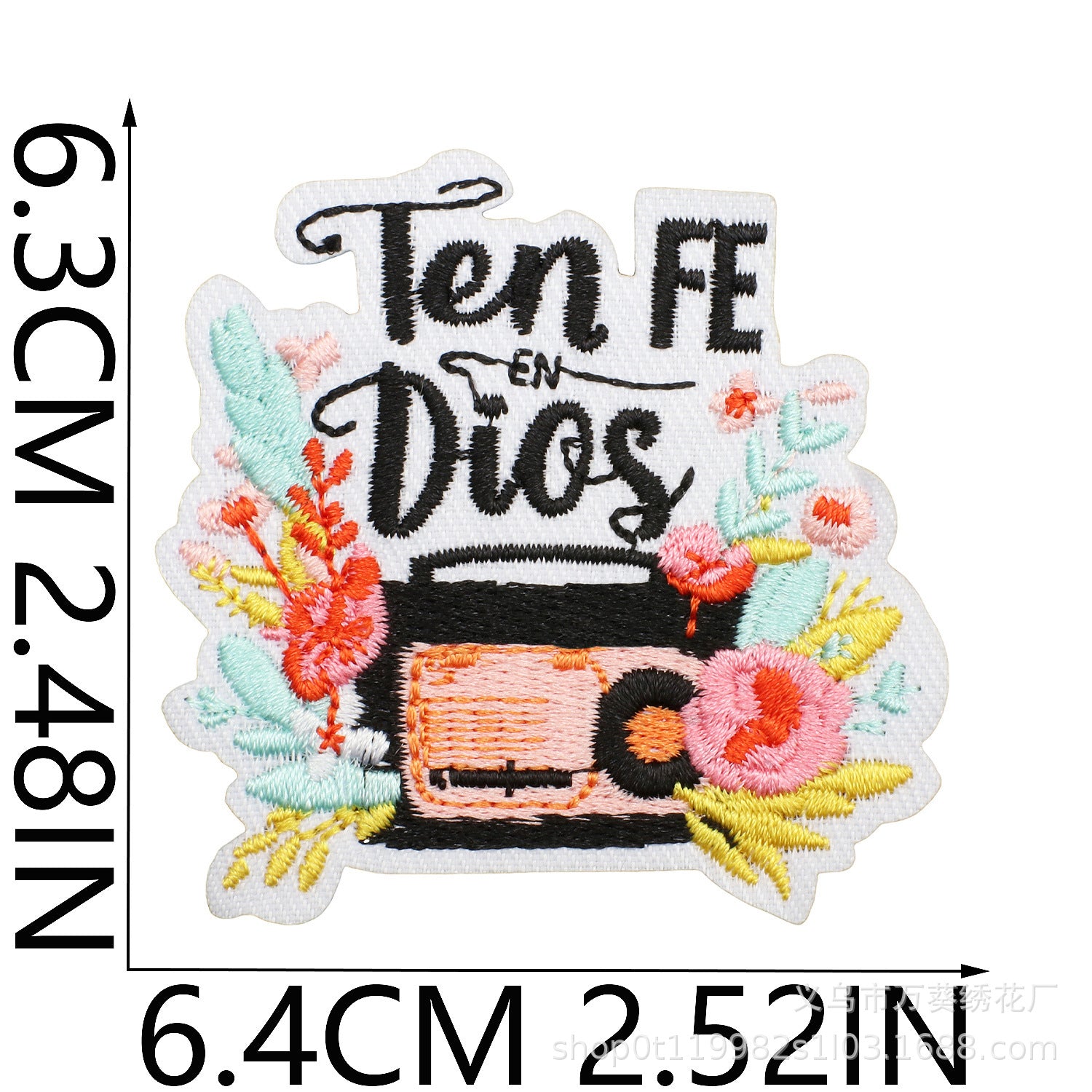 Wholesale Inspirational Embroidered Patch Alphabet Motto Clothing Decorative Accent For Resale