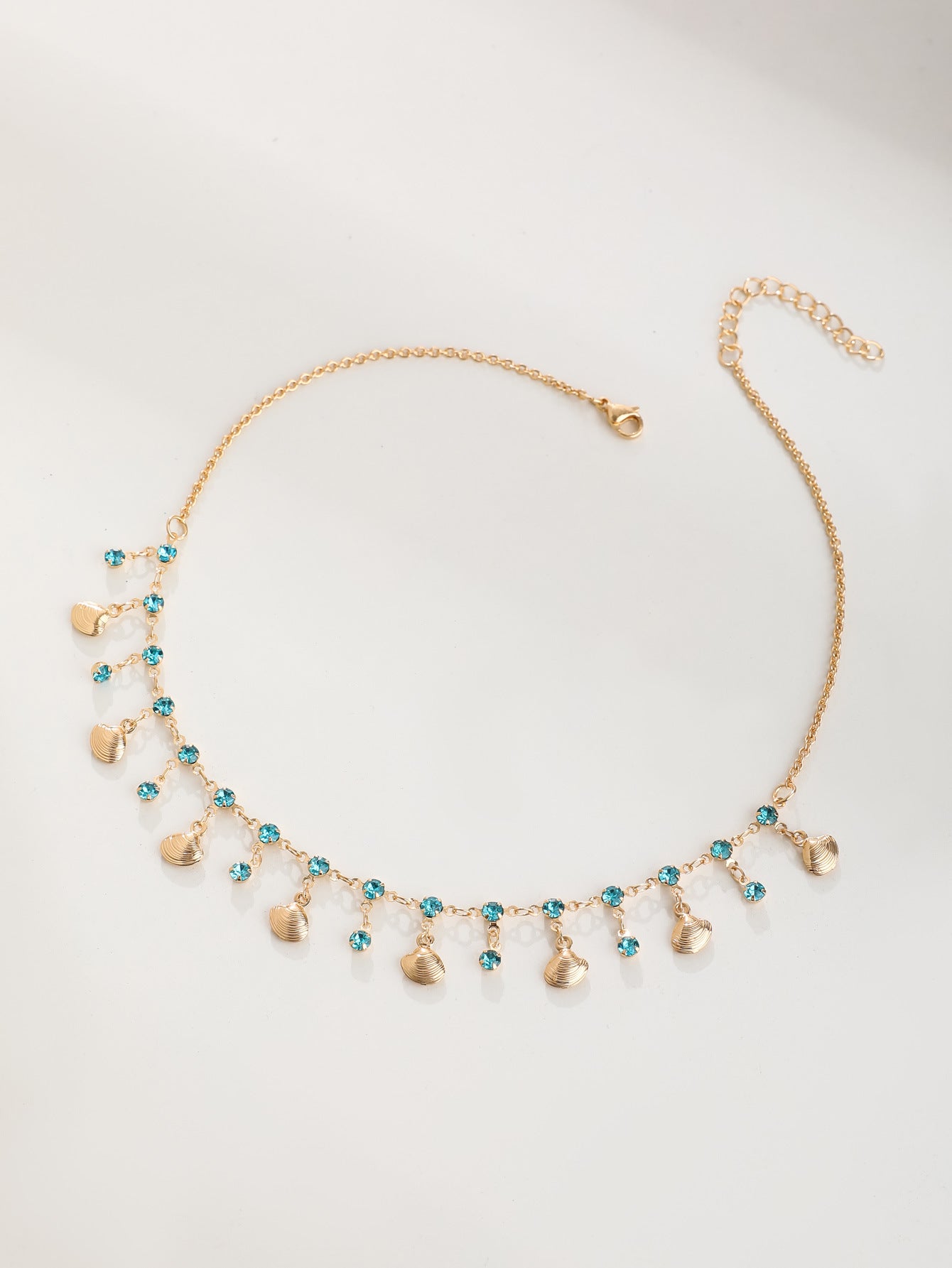 Wholesale Diamond Butterfly Necklace Colored Diamond Clavicle Chain