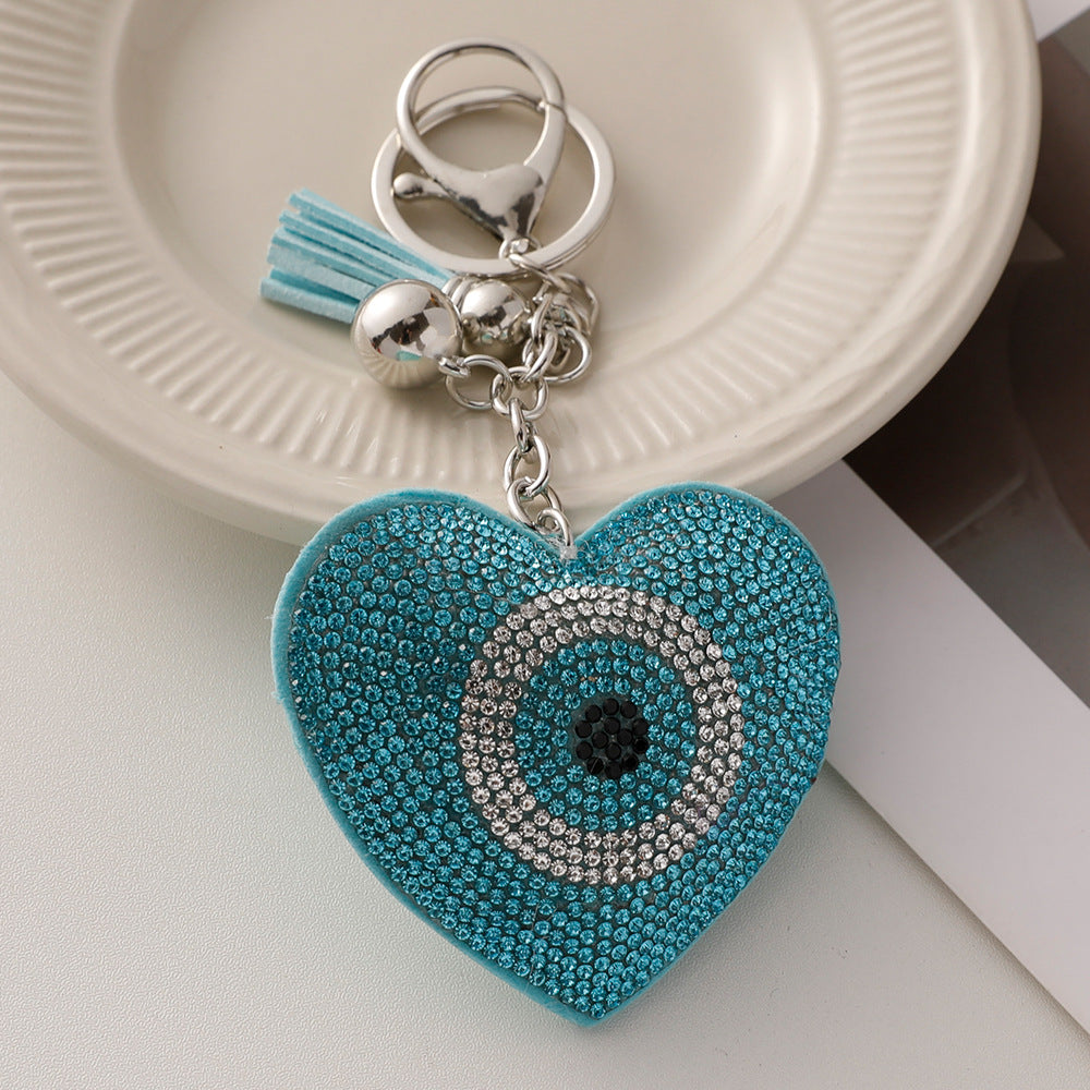 Wholesale Hot Diamond Devil's Eye Keychain