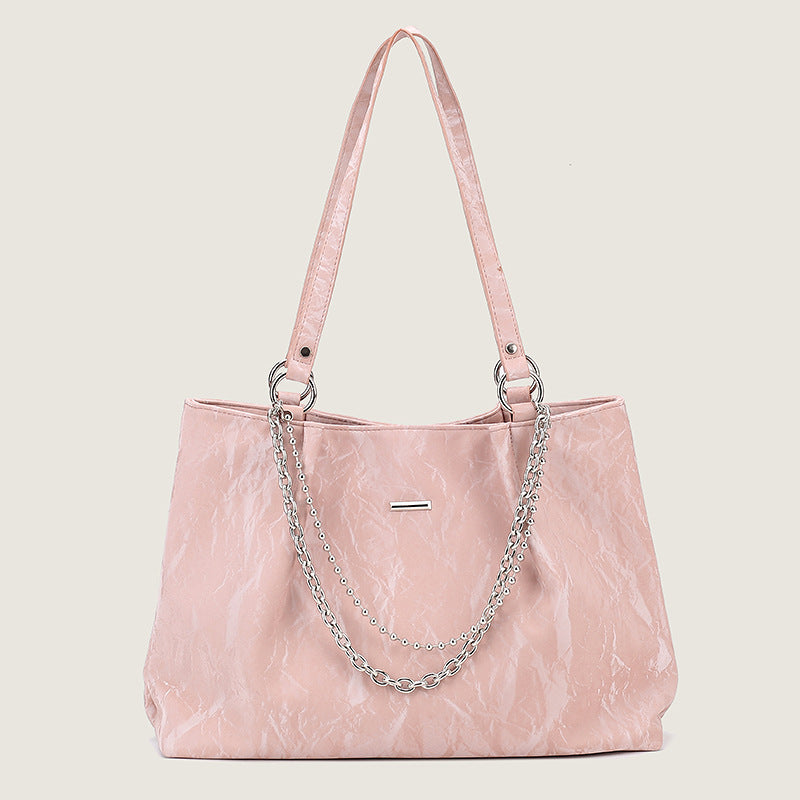 Wholesale 2023 Autumn and Winter PU Shoulder Large Capacity Bag