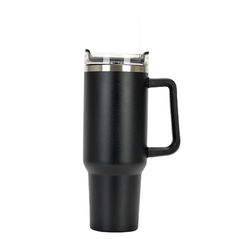 Wholesale 304 stainless steel 40oz ice cup double layer vacuum spray car cup creative outdoor handle cup