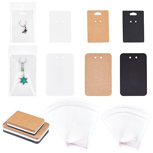 Wholesale Colored letter kraft paper card keychain