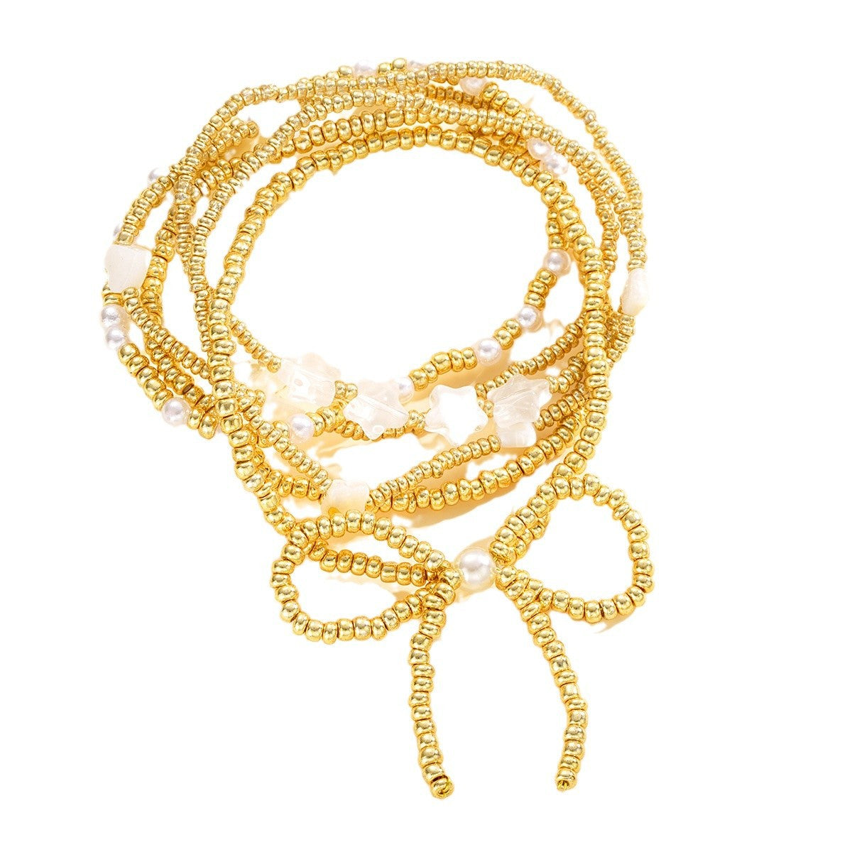 Wholesale Bow Pearl Bracelet 6-Piece Set