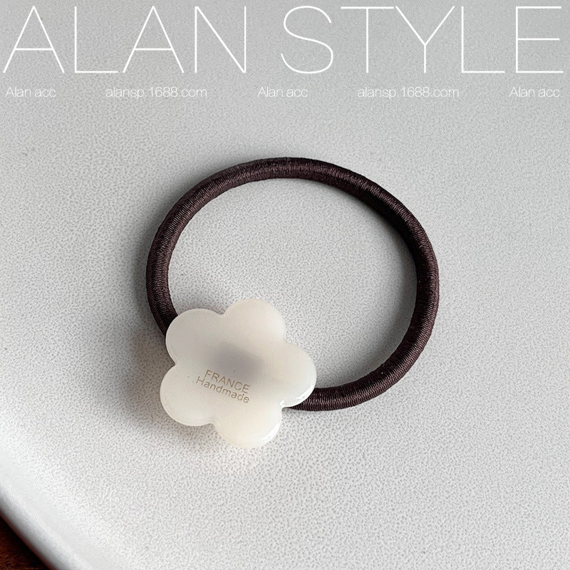 Wholesale Cute Flower Cartoon Acetate Fiber Hair Scrunchies