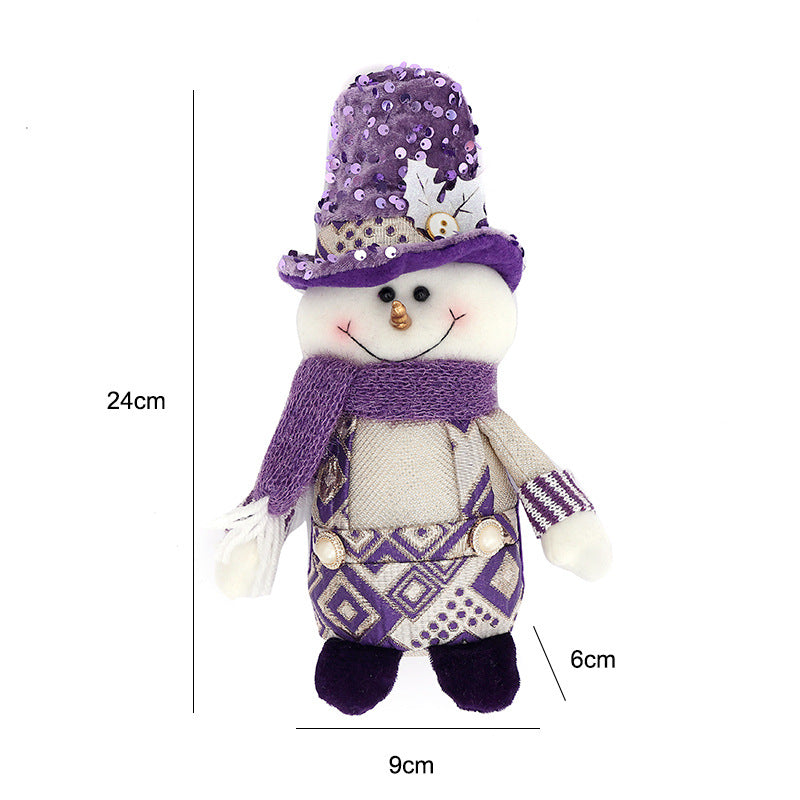 Wholesale Christmas Doll Knitted Pointed Hat Sitting Decoration