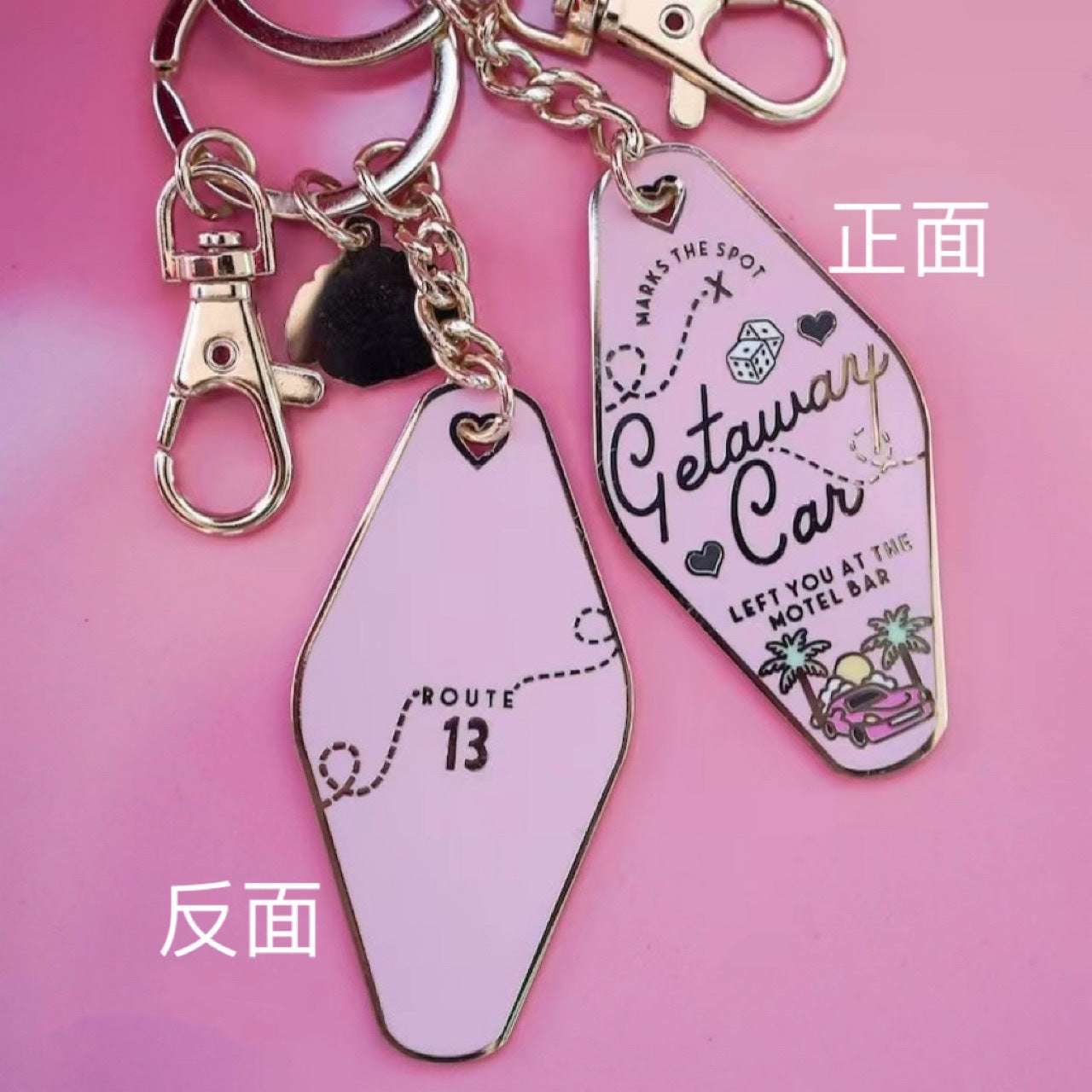 Wholesale 12 Types of Motel Metal Keychains