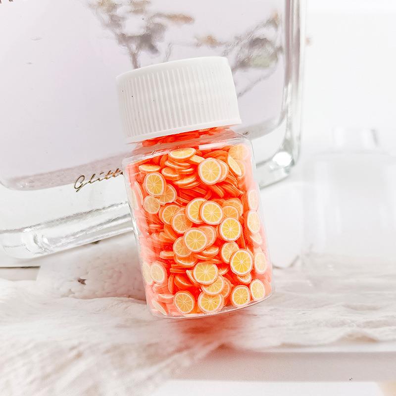 Wholesale Fruit clay slices 20ml small bottle 15g