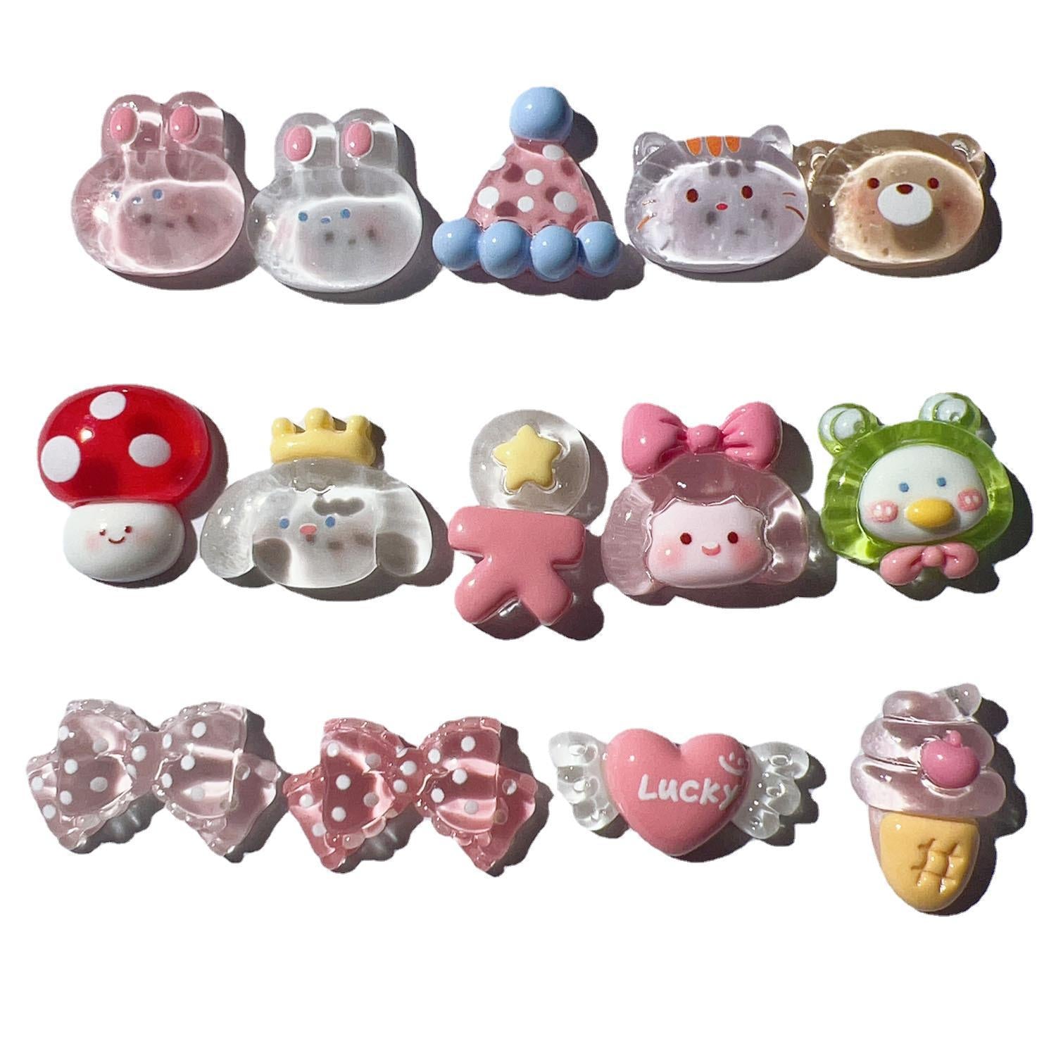 Wholesale 20pcs/pack Resin accessories wholesale DIY accessories handmade materials