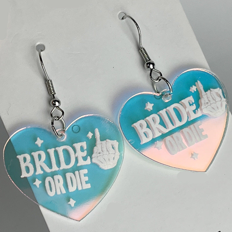 Wholesale 2pairs/pack Beautiful Floral Pearl Laser Bright Party Earrings