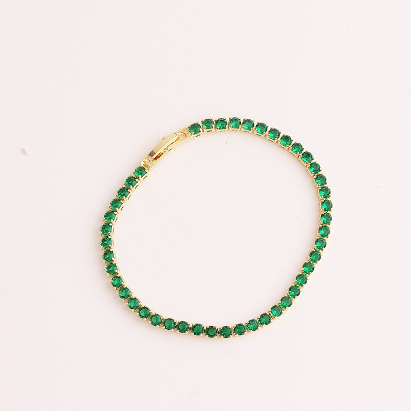 Wholesale Colored zircon bracelet