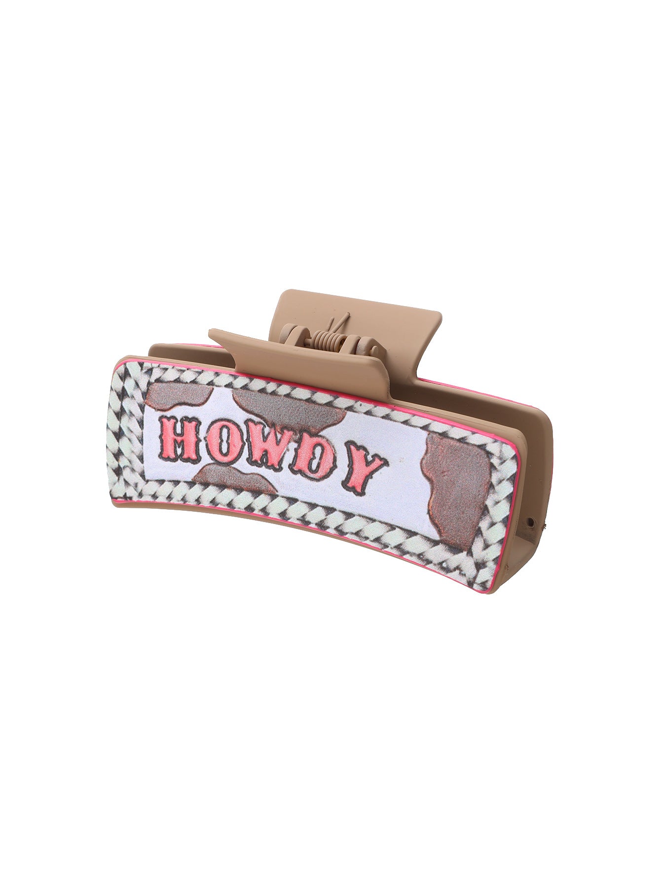 Wholesale Western style letter cactus sunflower hair clip