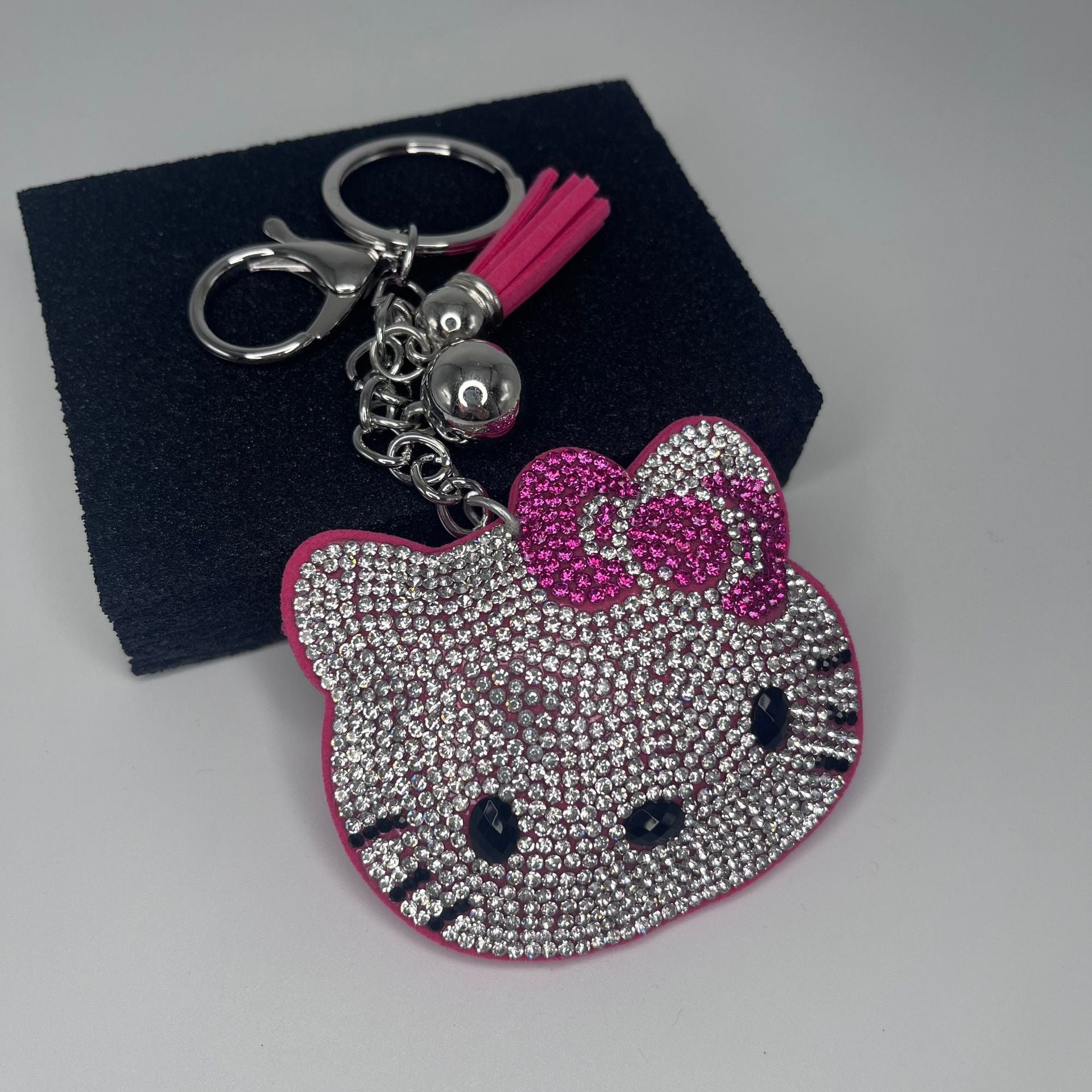 Wholesale Rhinestone Creative Anime Cartoon Studded Hot-Fix Rhinestone Keychain