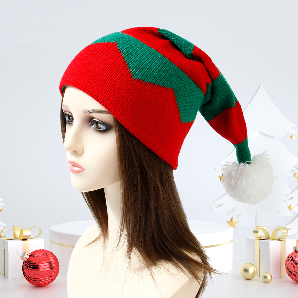 Wholesale Christmas Wool Knitted Hat Autumn and Winter