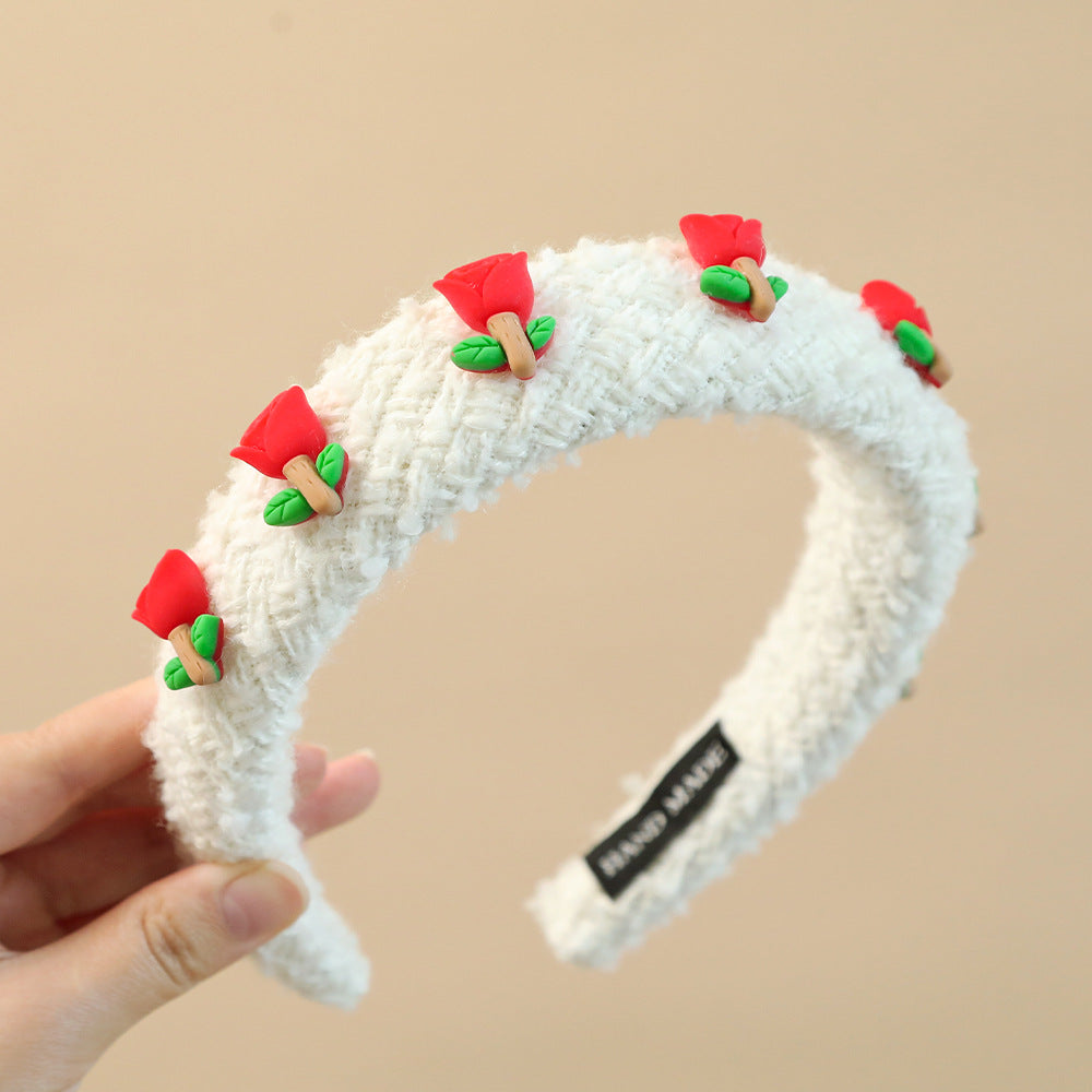 Wholesale Christmas Fabric Hair Bands