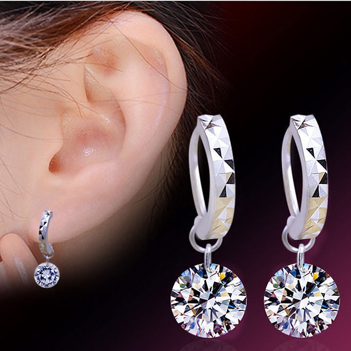 Wholesale Sterling Silver Flower Women's Niche Fashion Elegant Earrings