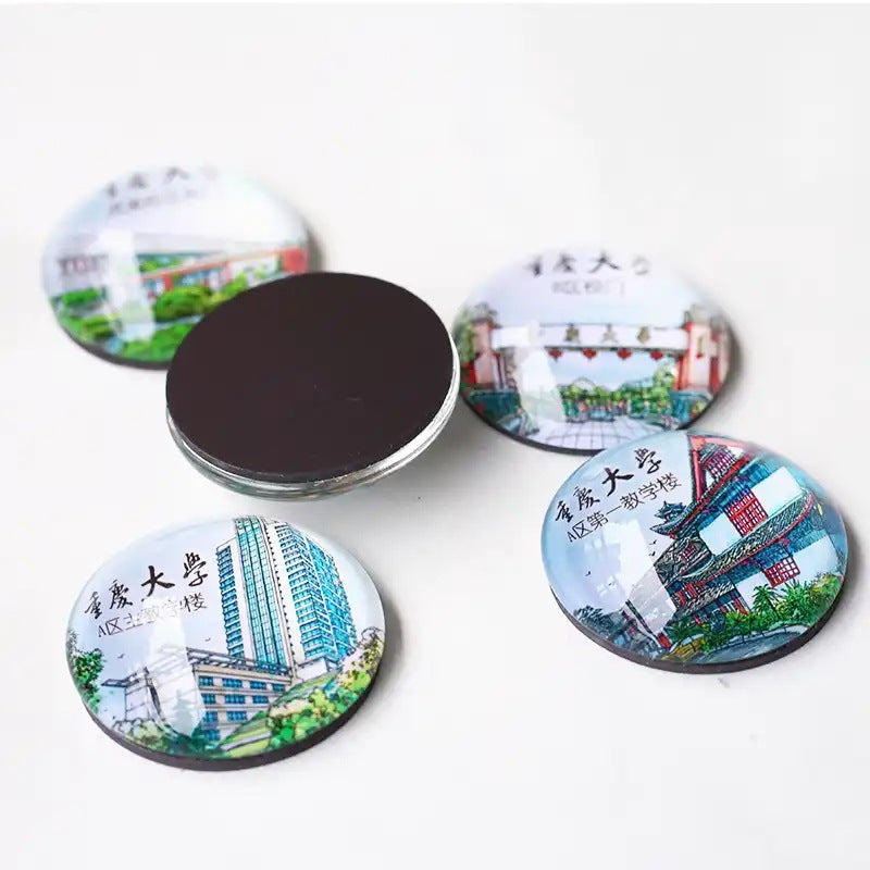 Wholesale 10pcs Ghost Time Gem Crystal Soft Magnetic Fridge Magnet Decoration