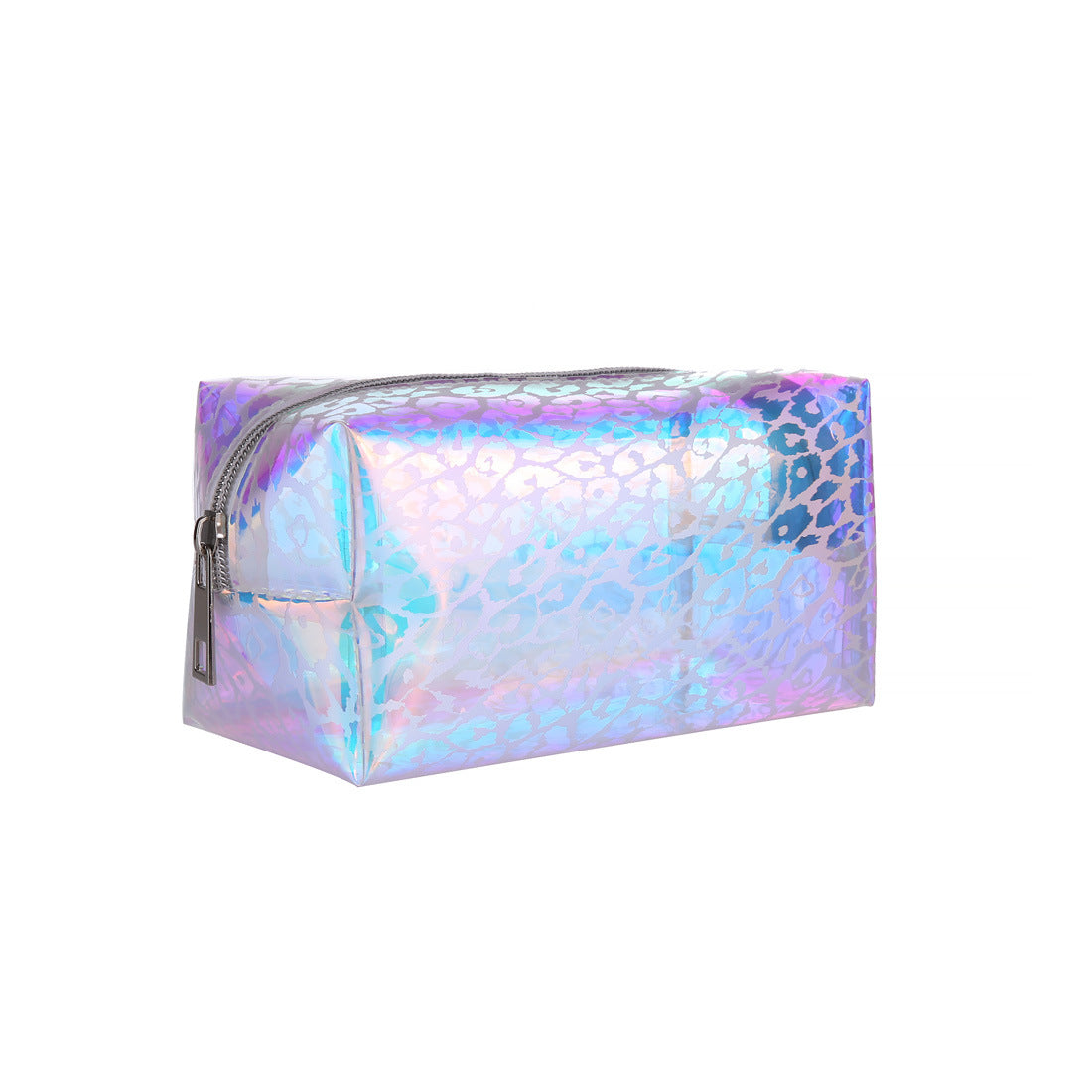 Wholesale Tpu Laser Waterproof Leopard Print Love Dot Cosmetic Bag